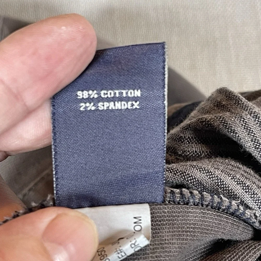 Johnnie-O Harkers Corduroy 5-Pocket Cotton Pants‎ 36x34 Brown Stretch